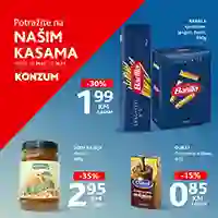 konzum sniženja na kasama