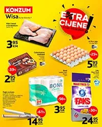Konzum akcija – Wisa Extra cijene sniženja do 13.09.2025.