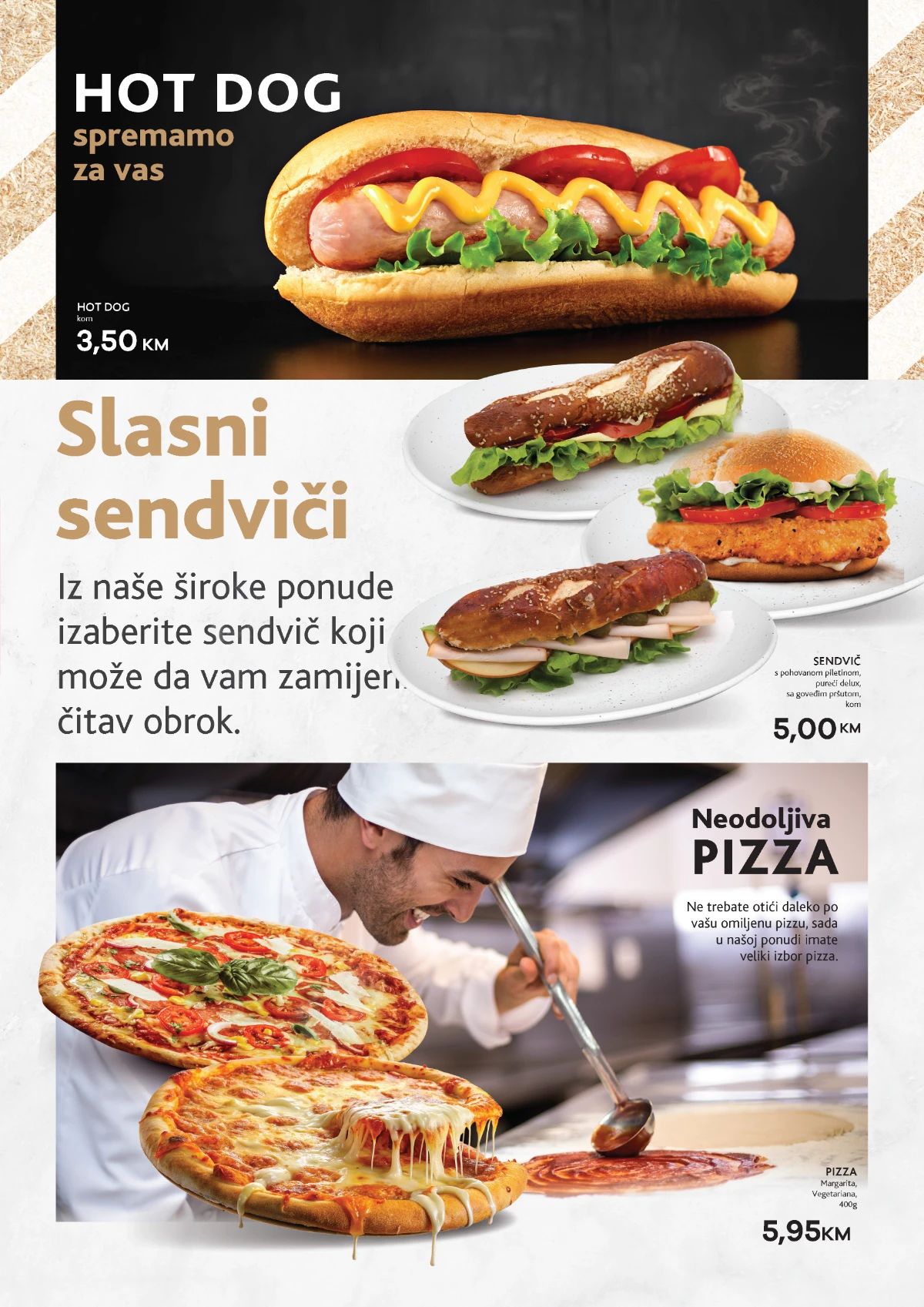 Konzum Zenica katalog maj 2026 – Duel deterdženti, Quattro sladoled i Violeta proizvodi na sniženju
