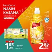 Konzum & Mercator – Top prodaja na kasama sniženja do 05.10.2025