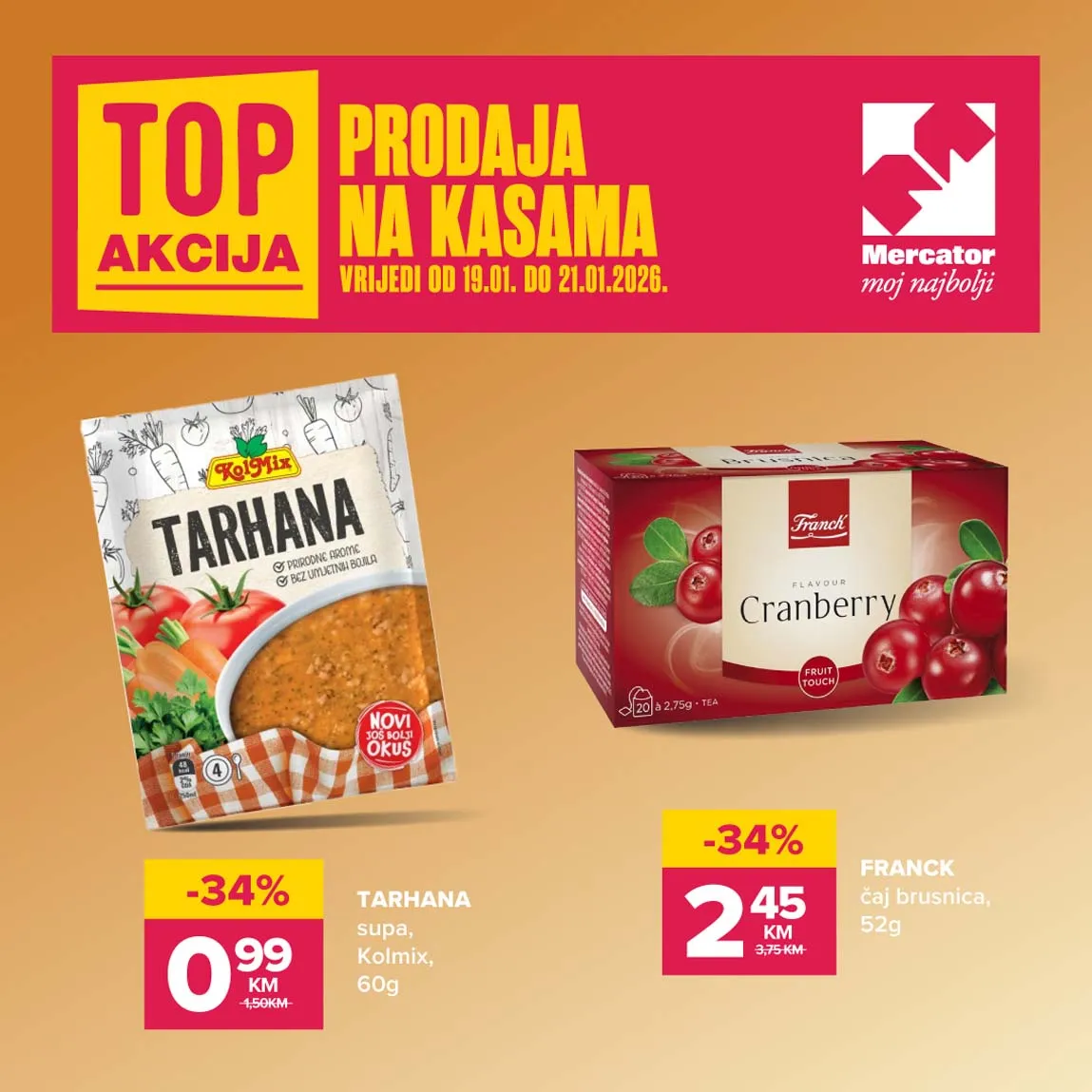 konzum sniženja na kasama