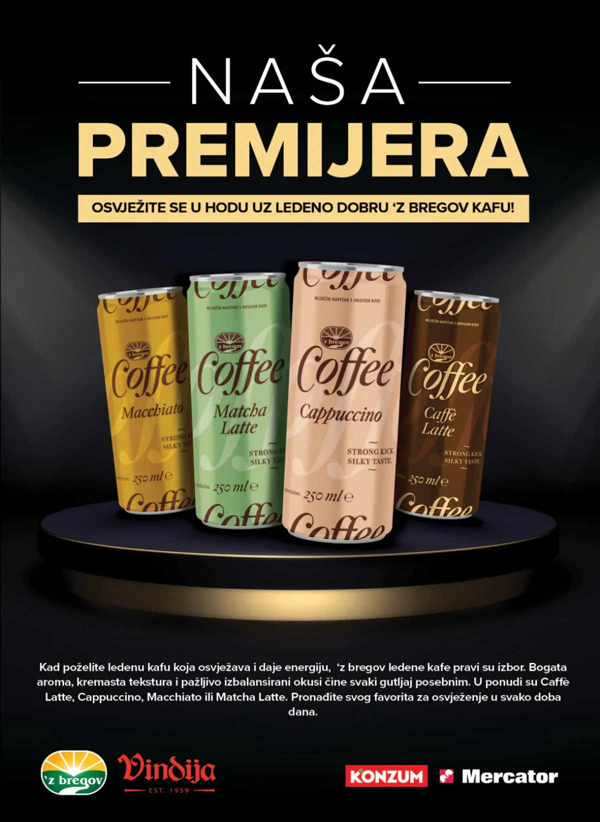Konzum i Mercator katalog do 10.08.2026. – nova Bregović Coffee ledena kafa u više okusa (strana 9)