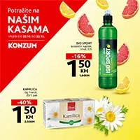 Konzum & Mercator – Top prodaja na kasama sniženja do 22.10.2025
