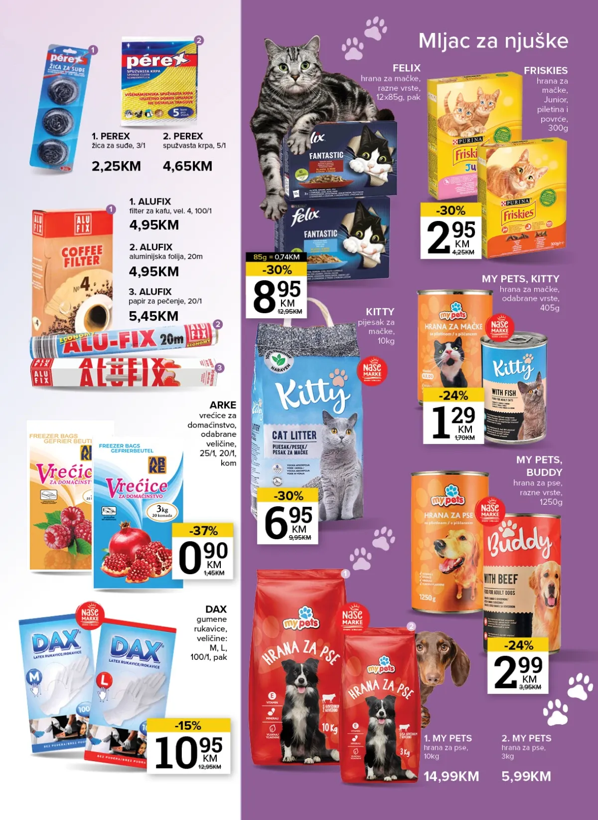 Konzum i Mercator katalog do 14.09.2026. – proizvodi za kućne ljubimce