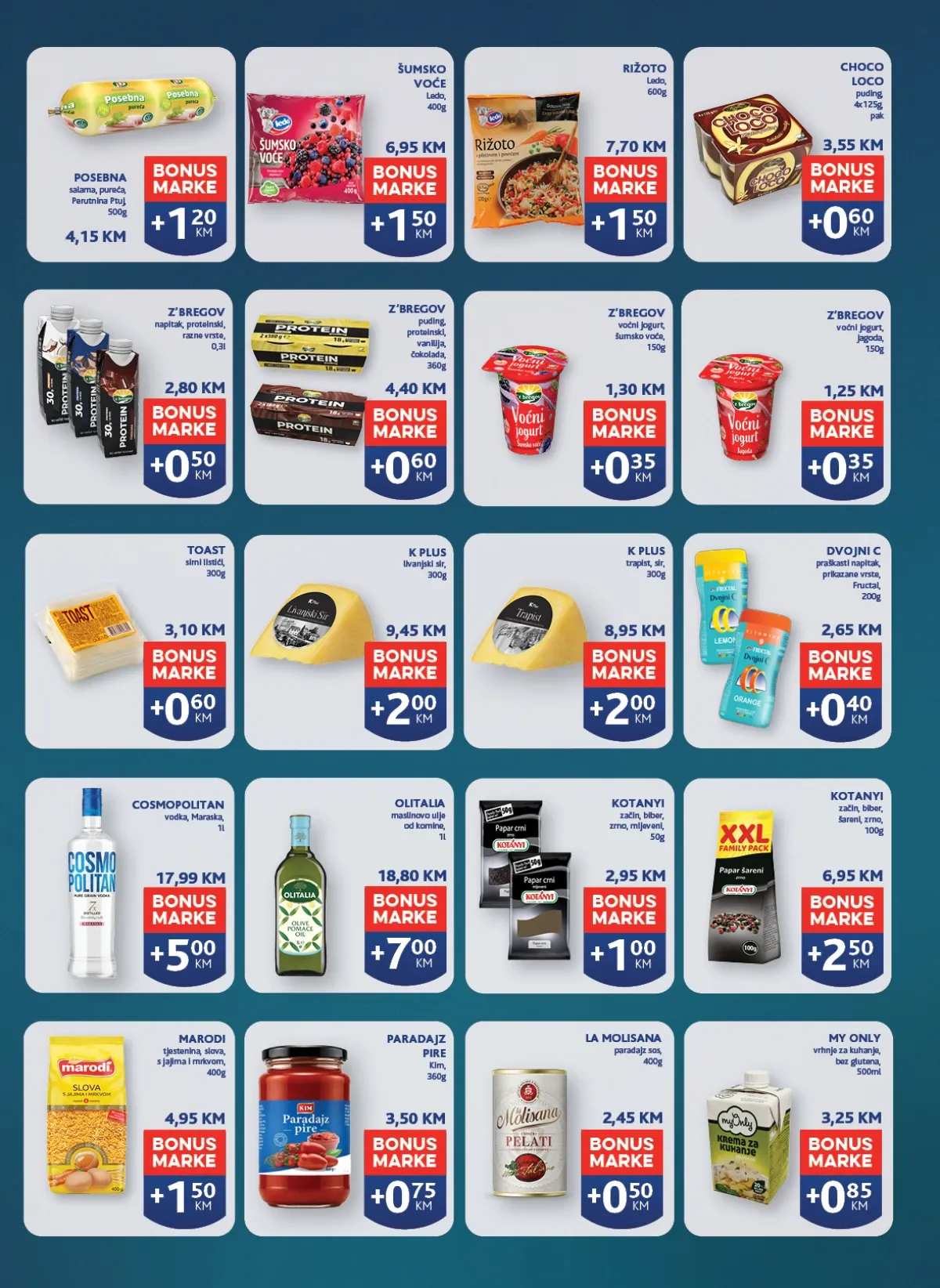 Konzum i Mercator katalog – Pika Bonus Marke