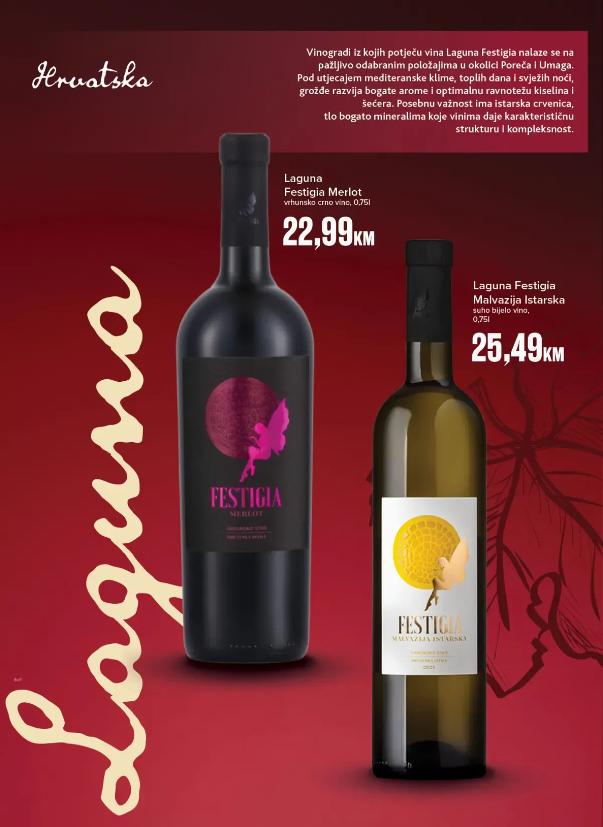 Laguna Festigia Merlot i Malvazija Istarska