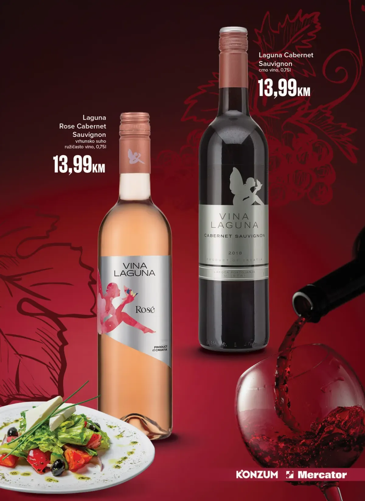 Laguna Rosé Cabernet Sauvignon i Cabernet Sauvignon