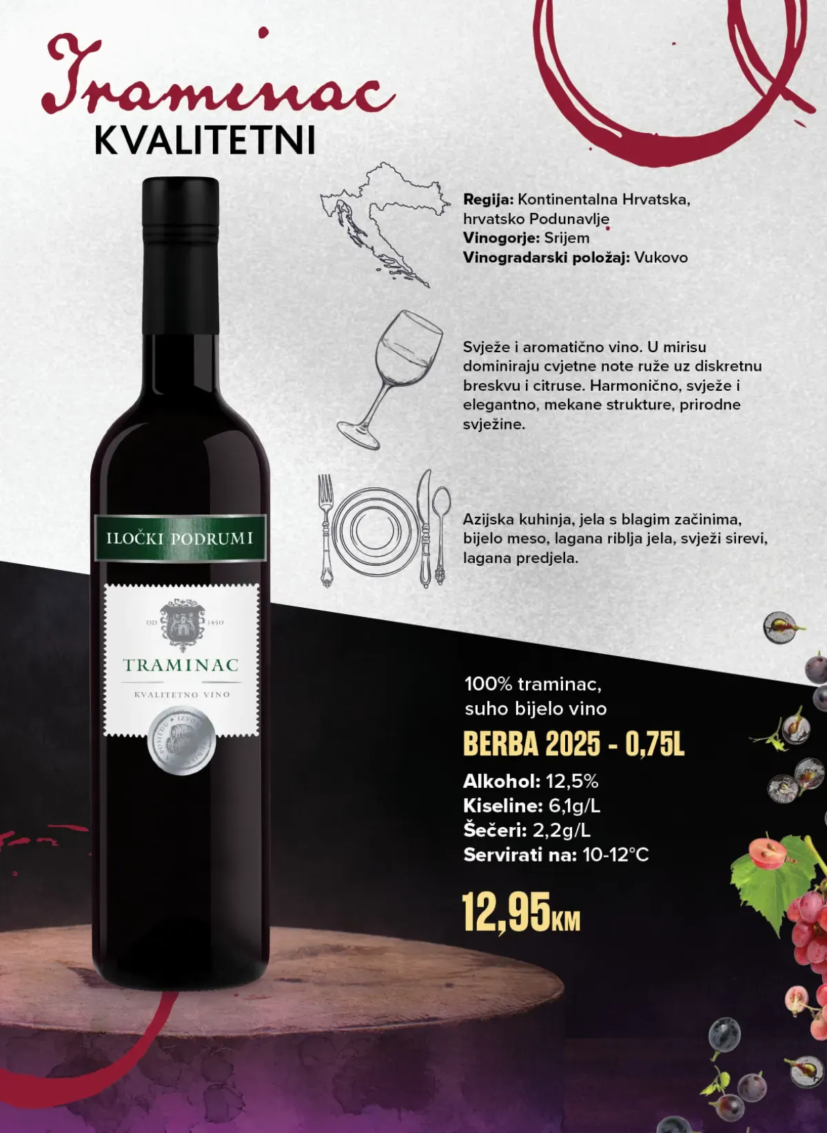 Iločki podrumi Traminac kvalitetni