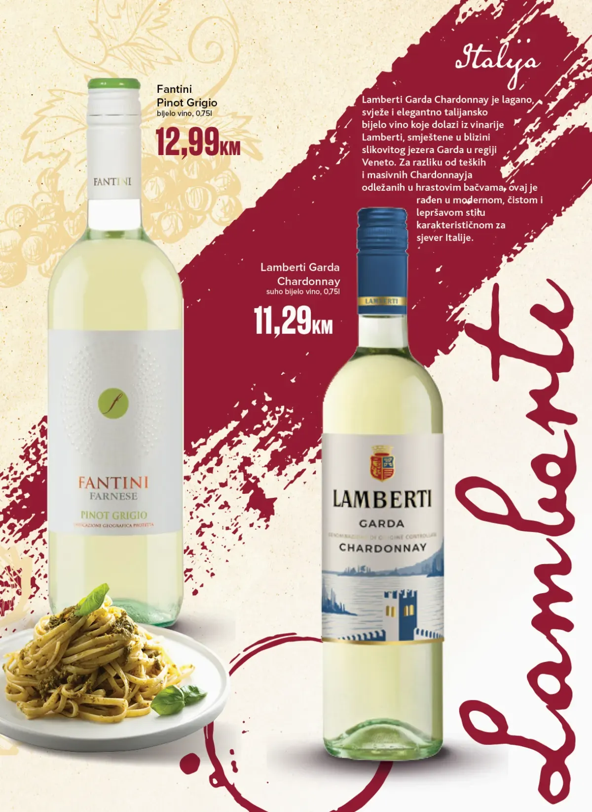 Fantini Pinot Grigio i Lamberti Garda Chardonnay