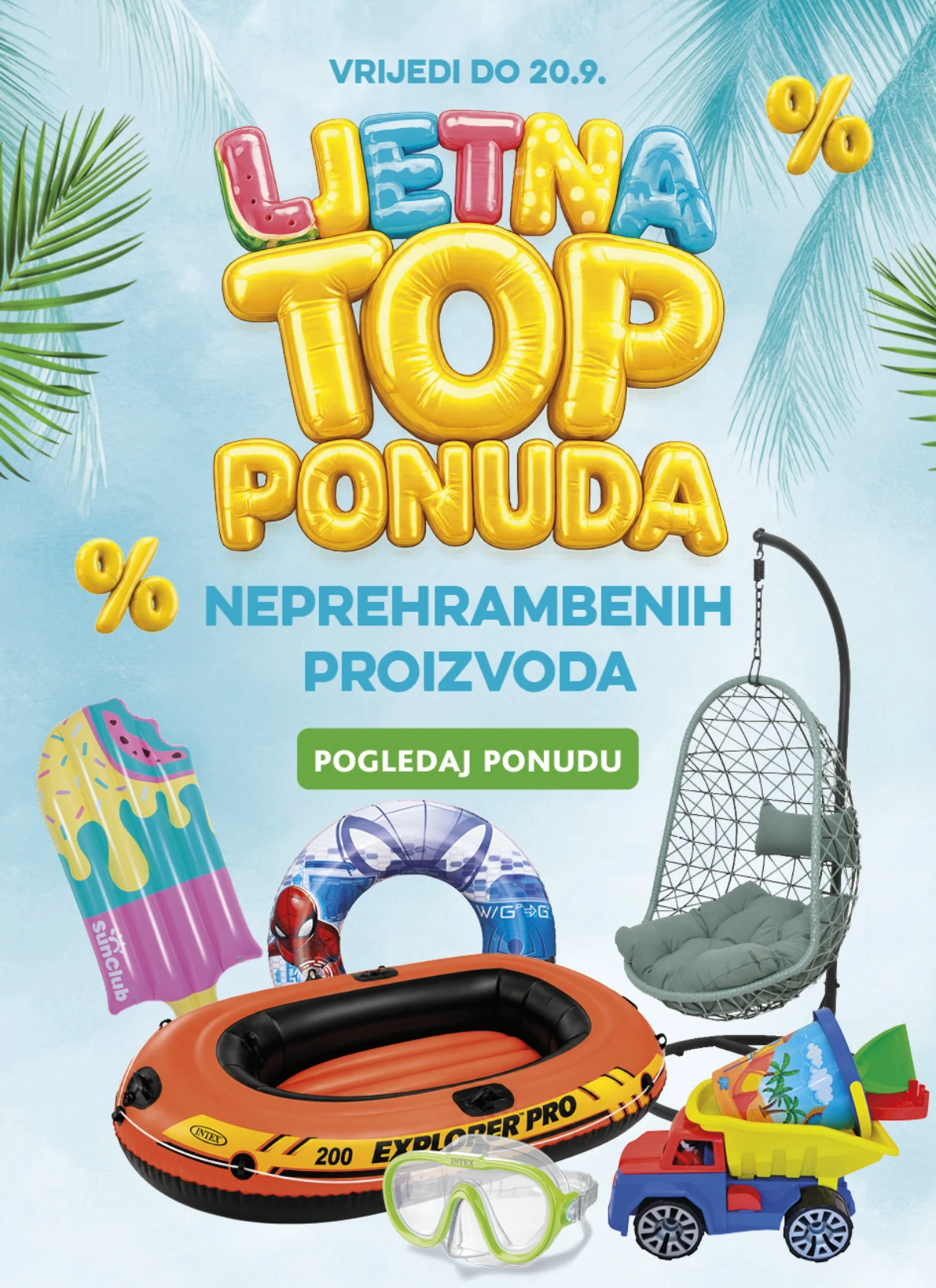Konzum katalog strana 46 – ljetna TOP ponuda neprehrambenih proizvoda do 20.09.2026.