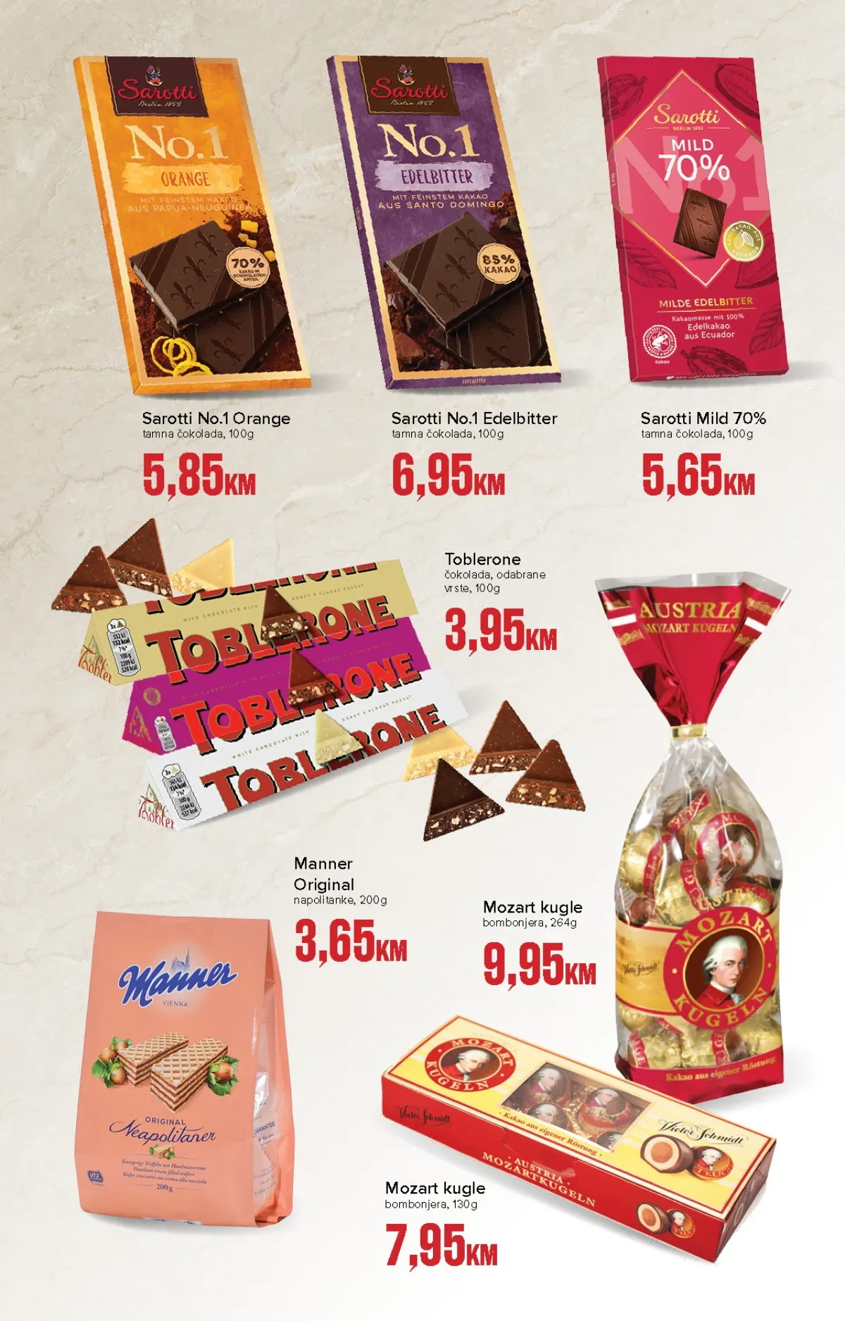 Konzum i Mercator premium katalog – hurme u čokoladi, True Dates i Mak Zara Natural Mix
