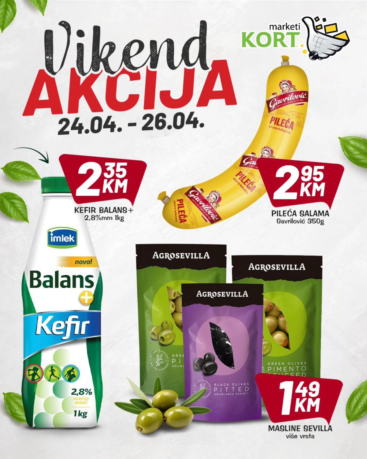 KORT vikend akcija