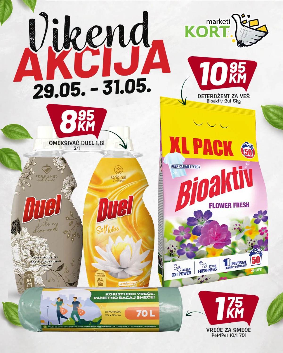 Kort vikend akcija do 31.05.2026 – Jelen Fresh i Family sok Kort vikend katalog – Jelen Fresh pivo 1,35 KM i Family sok 2,45 KM