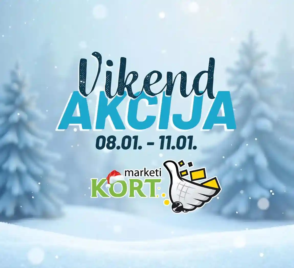 Kort marketi vikend akcija sniženja KORT vikend akcija