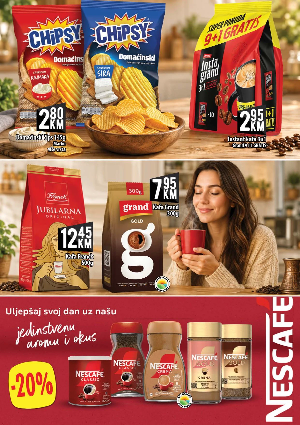 KORT katalog do 26.08.2026. – Grand, Franck i Nescafe kafa te Chipsy grickalice