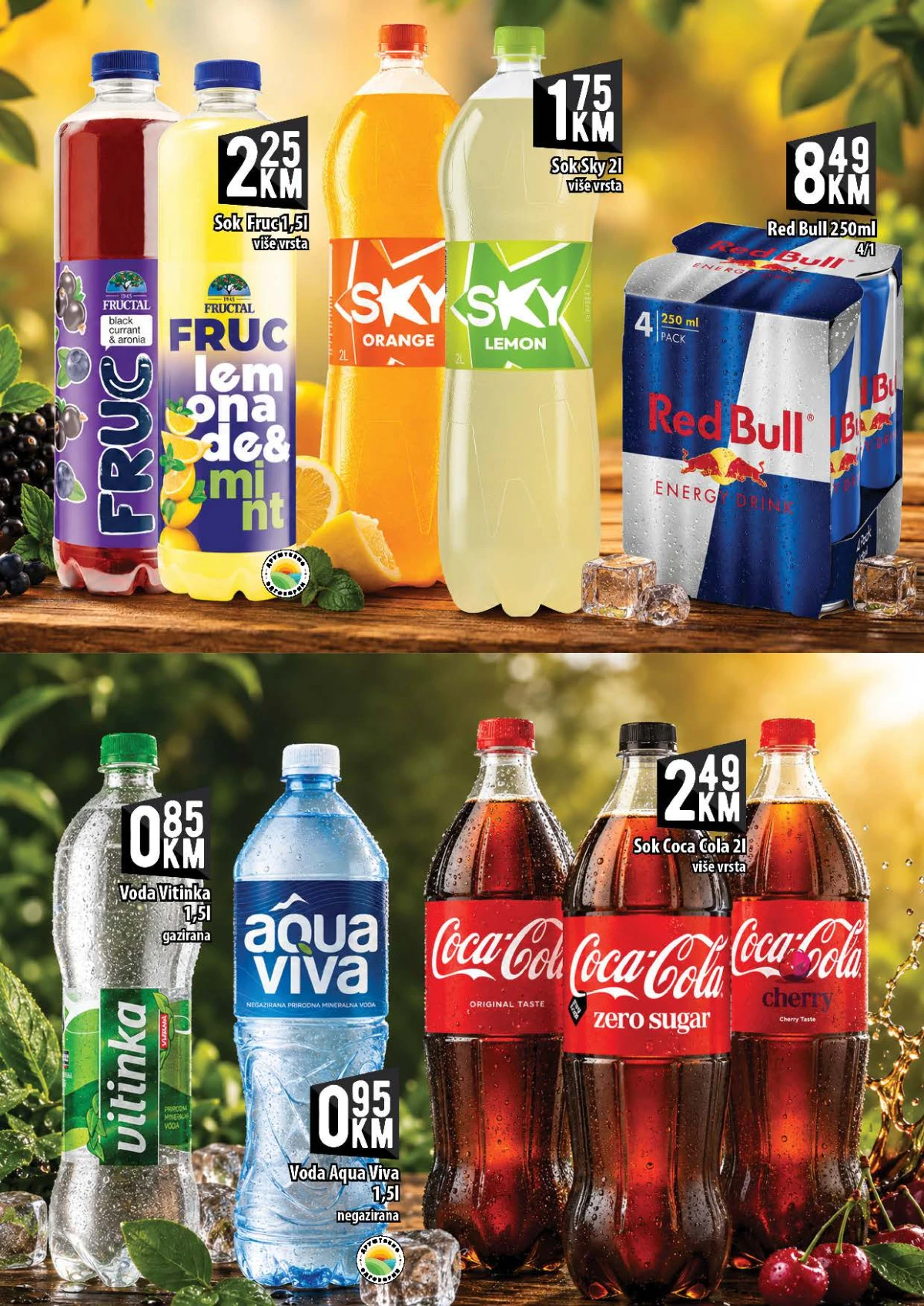 KORT katalog do 26.08.2026. – Coca-Cola, Red Bull, Fructal, Sky i mineralna voda