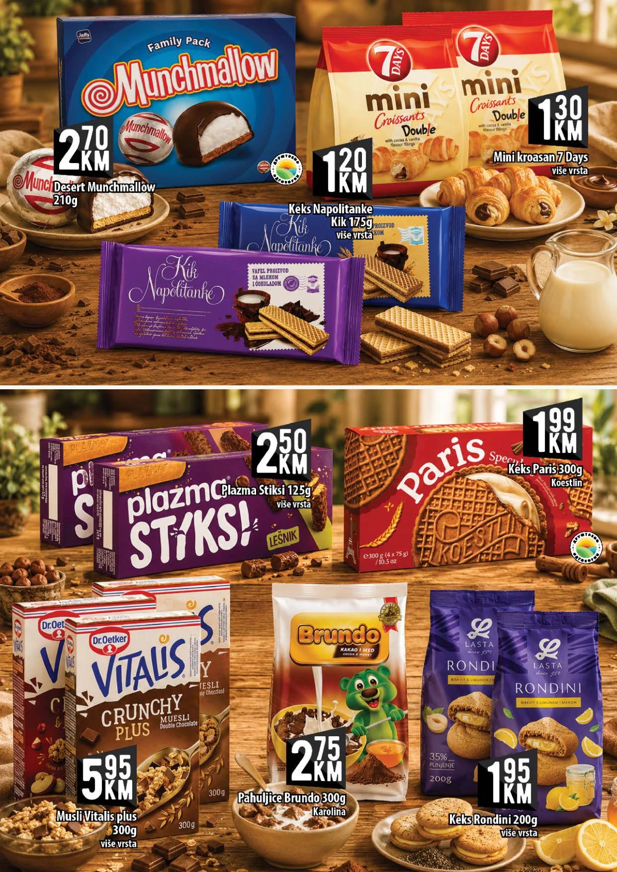 KORT katalog do 26.08.2026. – Munchmallow, 7 Days, Plazma, keksi i pahuljice