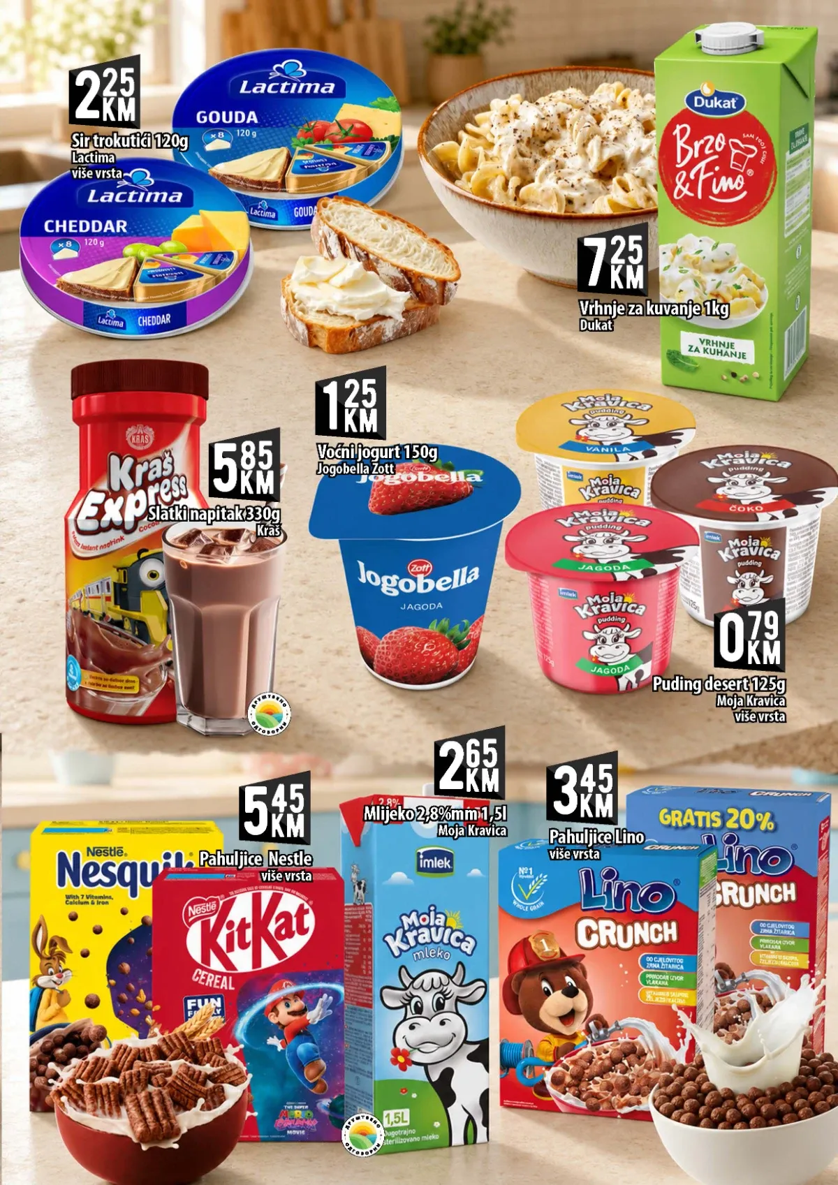 KORT katalog – Moja Kravica mlijeko i puding desert