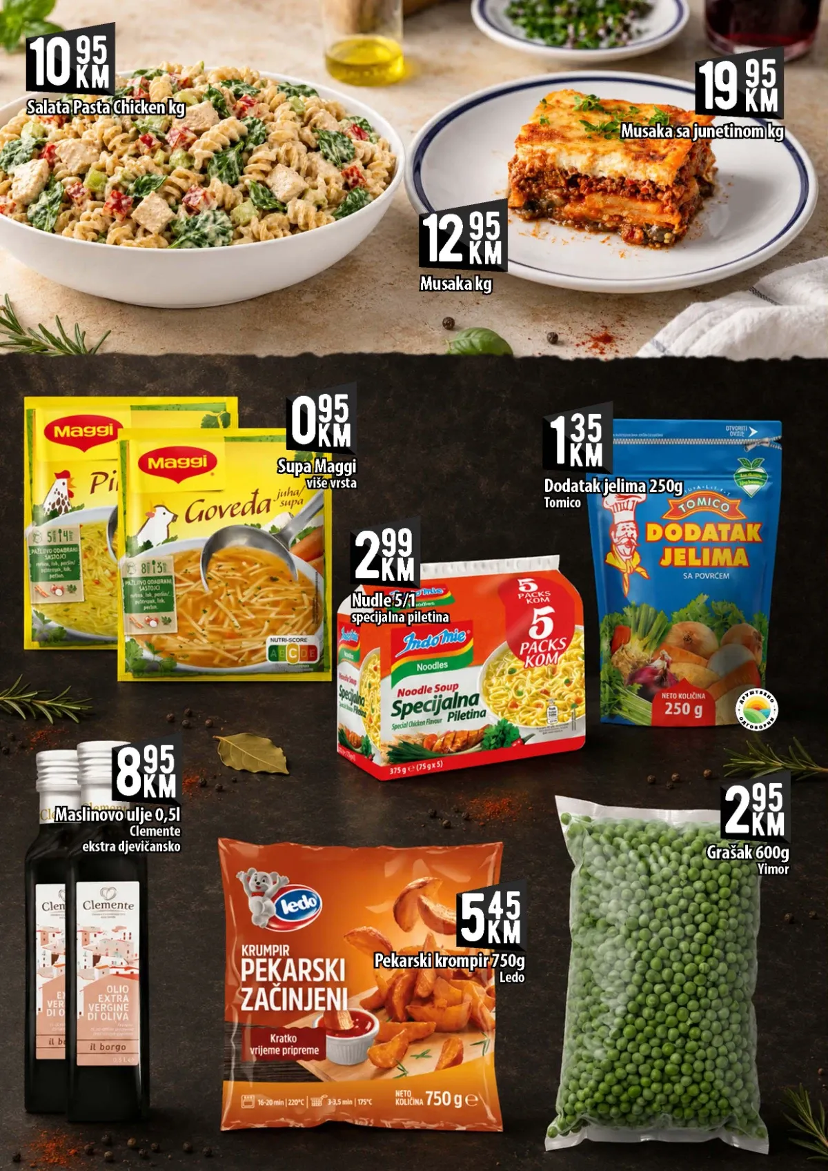KORT katalog – Clemente maslinovo ulje i Ledo pekarski krompir