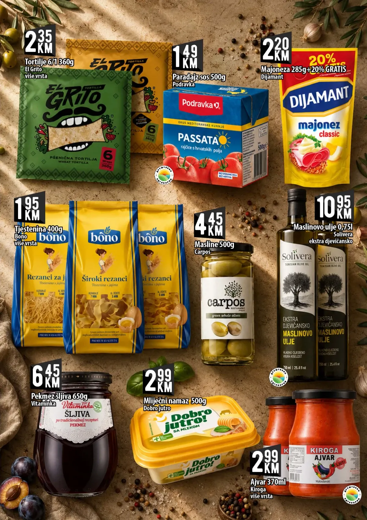 KORT katalog – Podravka paradajz sos i Kiroga ajvar