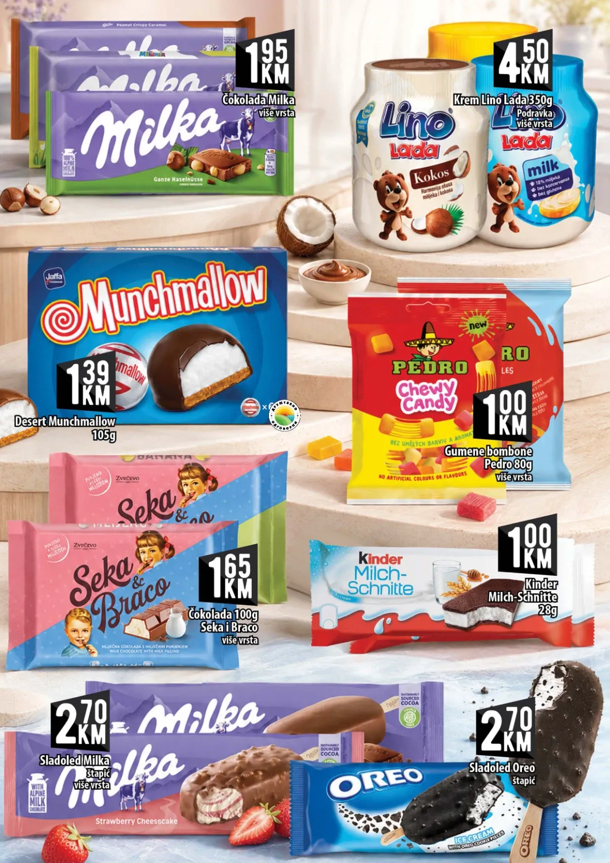KORT katalog – Milka čokolada i Oreo slatki program