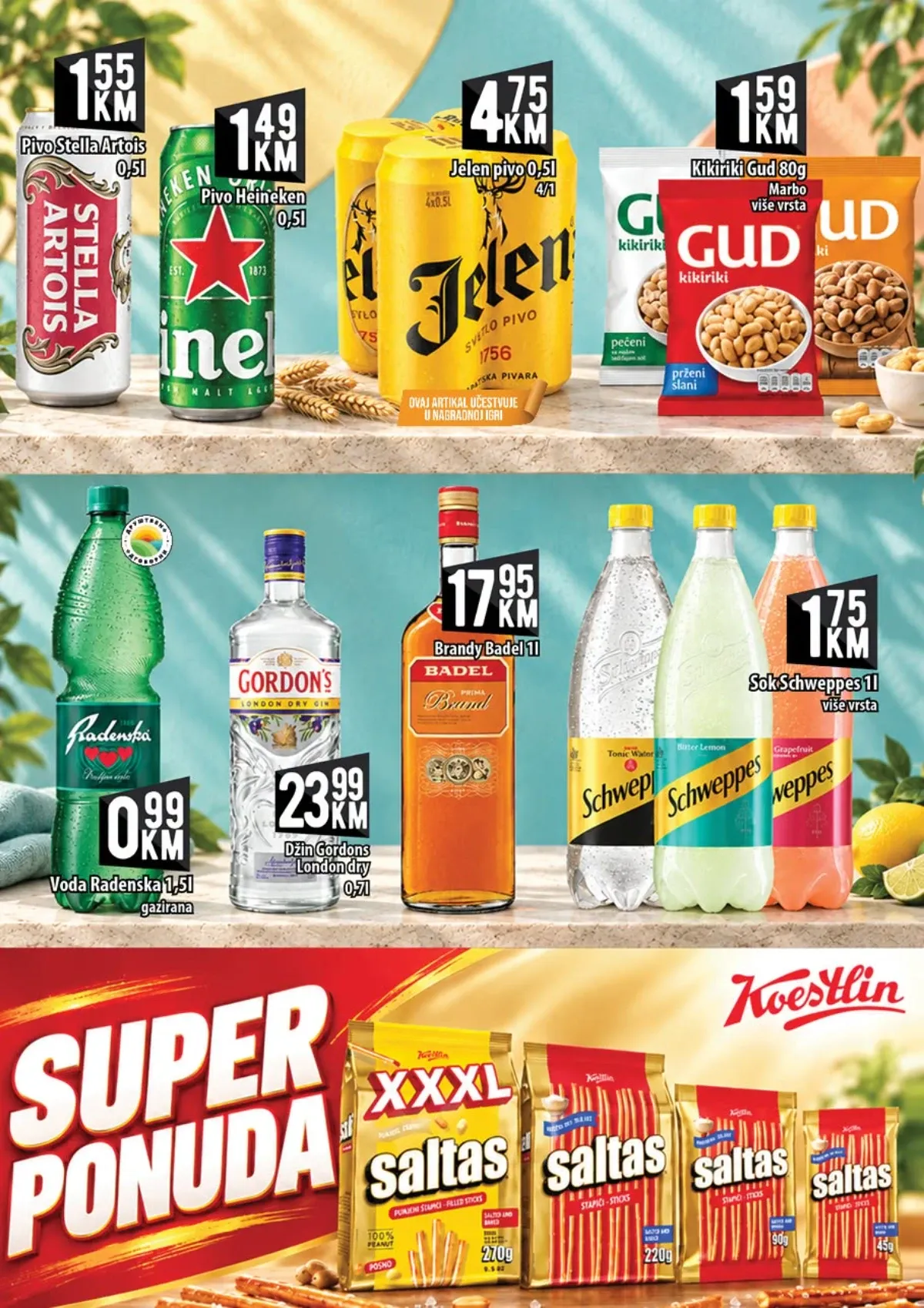 KORT katalog – voda, pivo, sokovi i druga pića po akcijskim cijenama