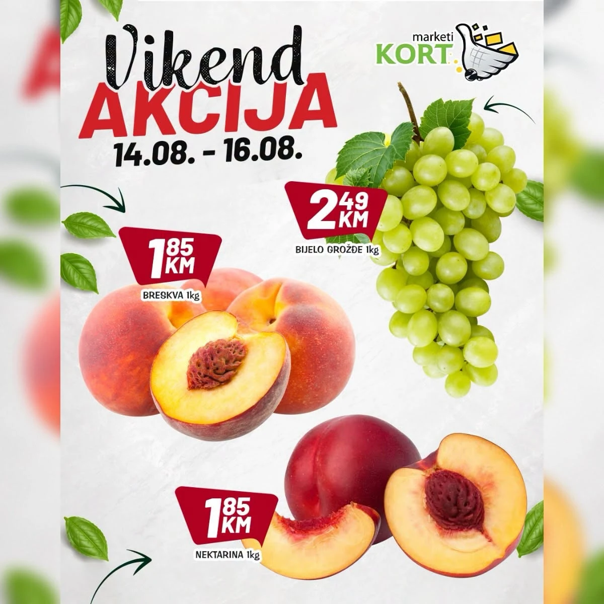 KORT vikend akcija do 16.08.2026. – Pepsi i To nektar