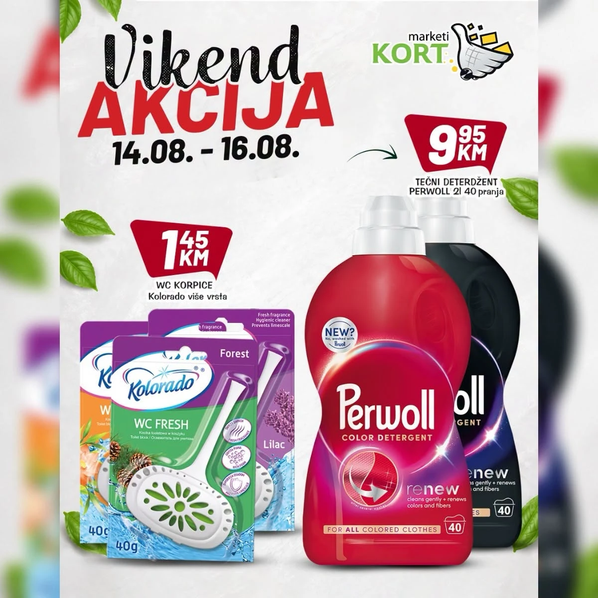 KORT vikend akcija do 16.08.2026. – svinjski but, pileća prsa i čajna kobasica