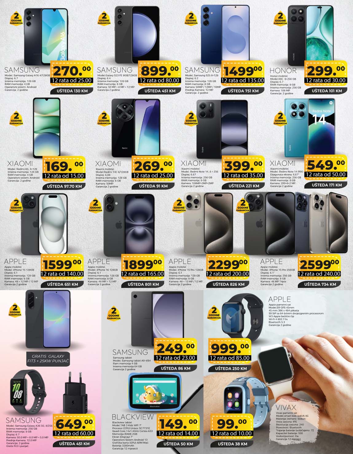 Kupitehniku katalog sniženja za penzionere KUPITEHNIKU SUPER AKCIJA