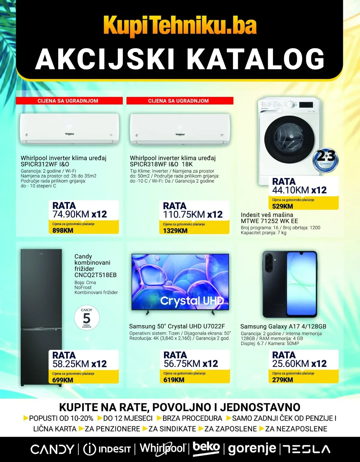 KupiTehniku septembarska akcija 2026. – televizori, bijela tehnika, mobiteli i klima-uređaji sniženi do 20%