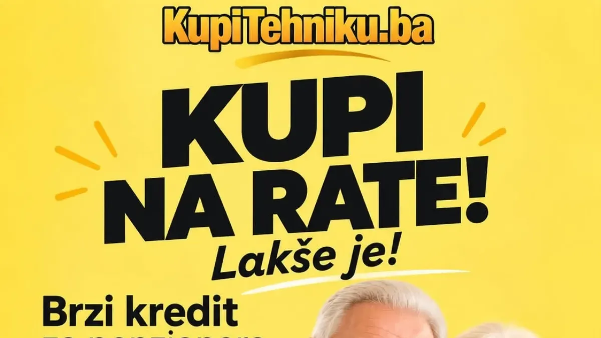 Kupitehniku.ba: Tehnika na 12 rata za penzionere – Samsung Galaxy A07, Tesla TV i Gorenje veš mašina već od 18,25 KM mjesečno