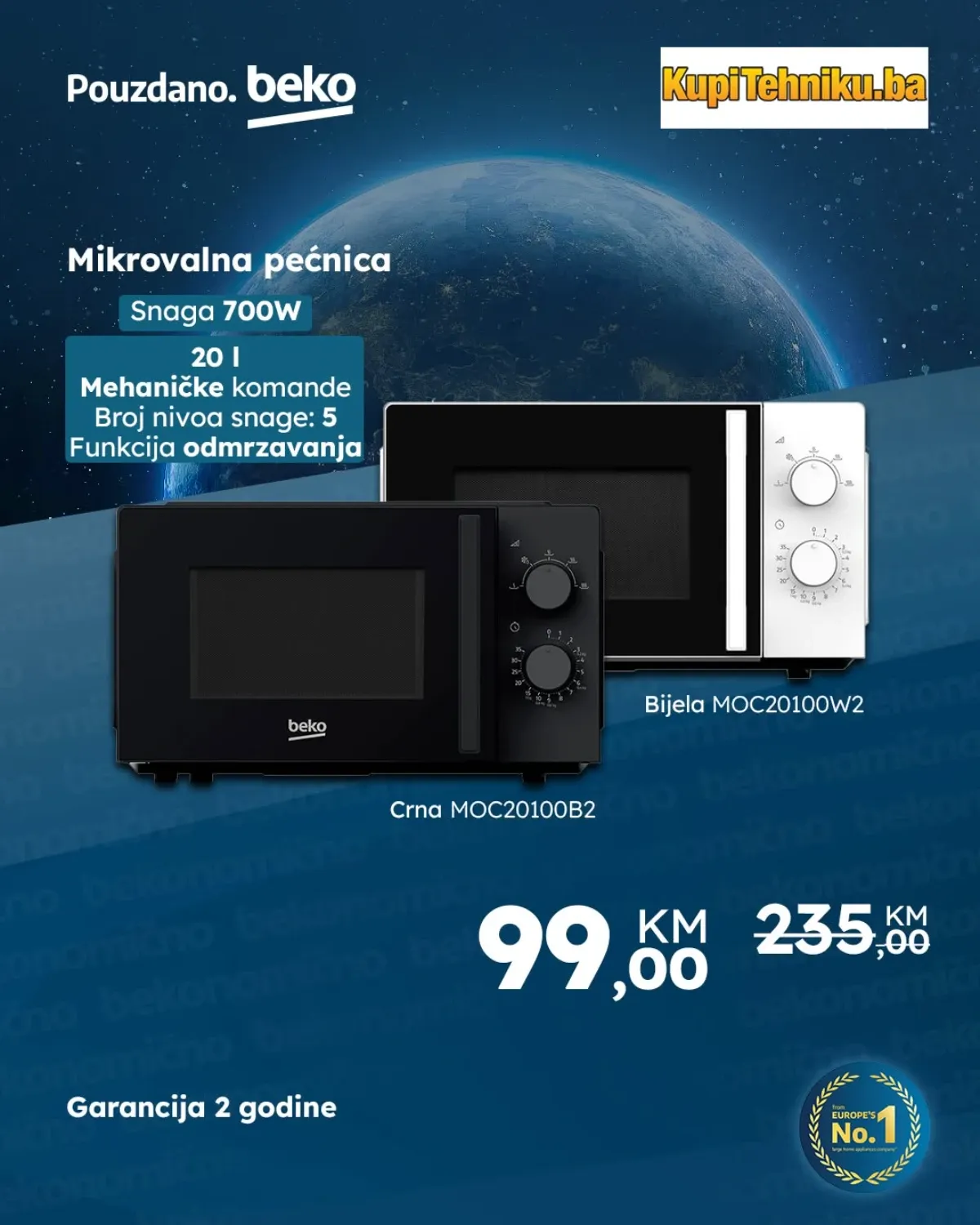 Beko mikrovalna pećnica na akciji