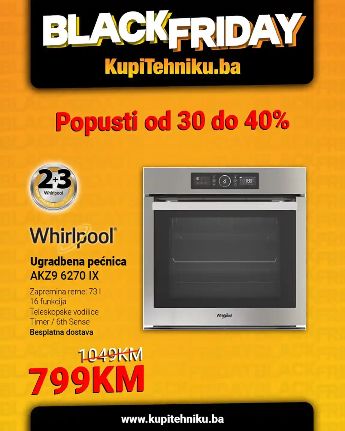 Kupitehniku akcija sniženja BLACK FRIDAY KUPITEHNIKU Akcija BLACK FRIDAY