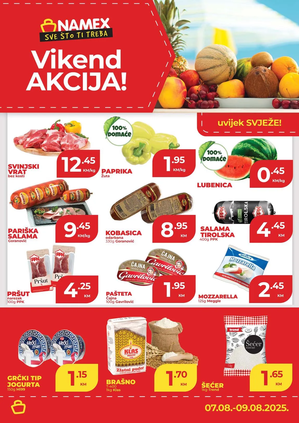 Namex Vikend akcija Sva sniženja na jednom mjestu