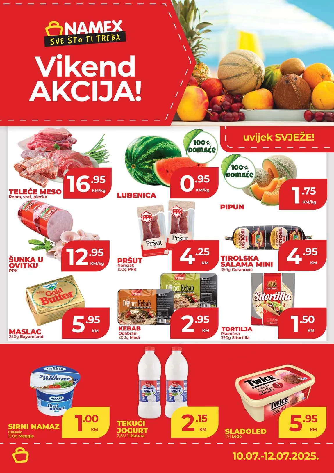 Namex vikend akcija sniženja do 12.07.2025.