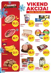 Namex vikend akcija katalog sniženja prehrana piće kućne potrepštine Bosna i Hercegovina do 14. februara 2026