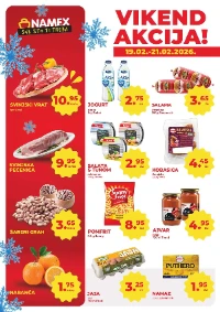 Namex vikend akcija katalog sniženja prehrana piće kućne potrepštine Bosna i Hercegovina do 21. februara 2026