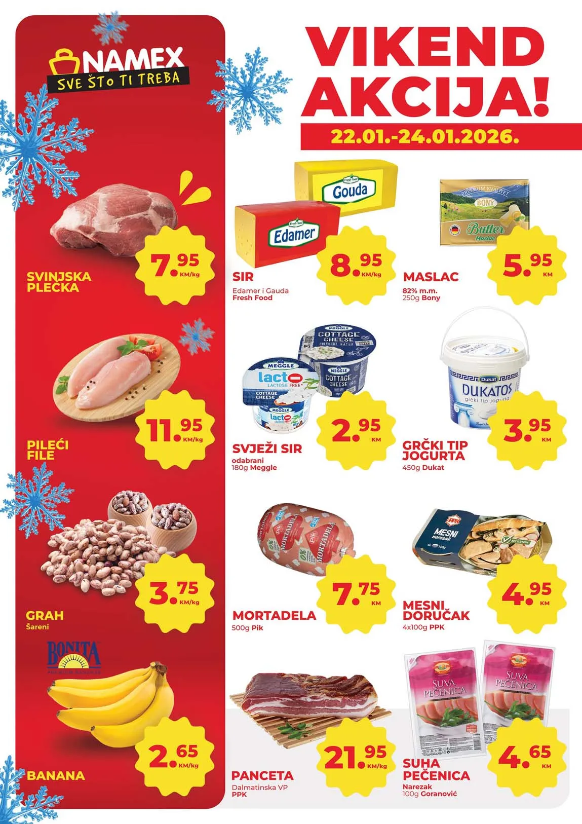 Namex Vikend akcija Sva sniženja na jednom mjestu