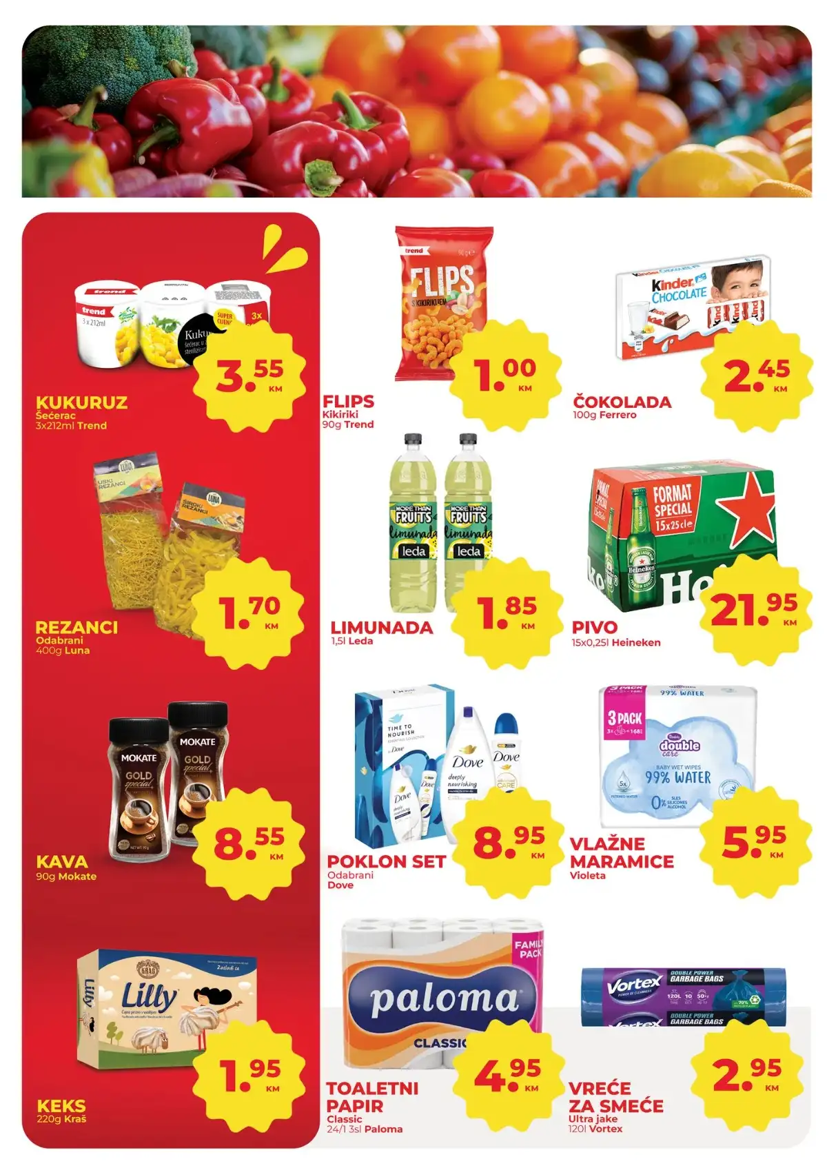 Namex vikend akcija katalog strana 2 velika sniženja Bosna i Hercegovina april 2026