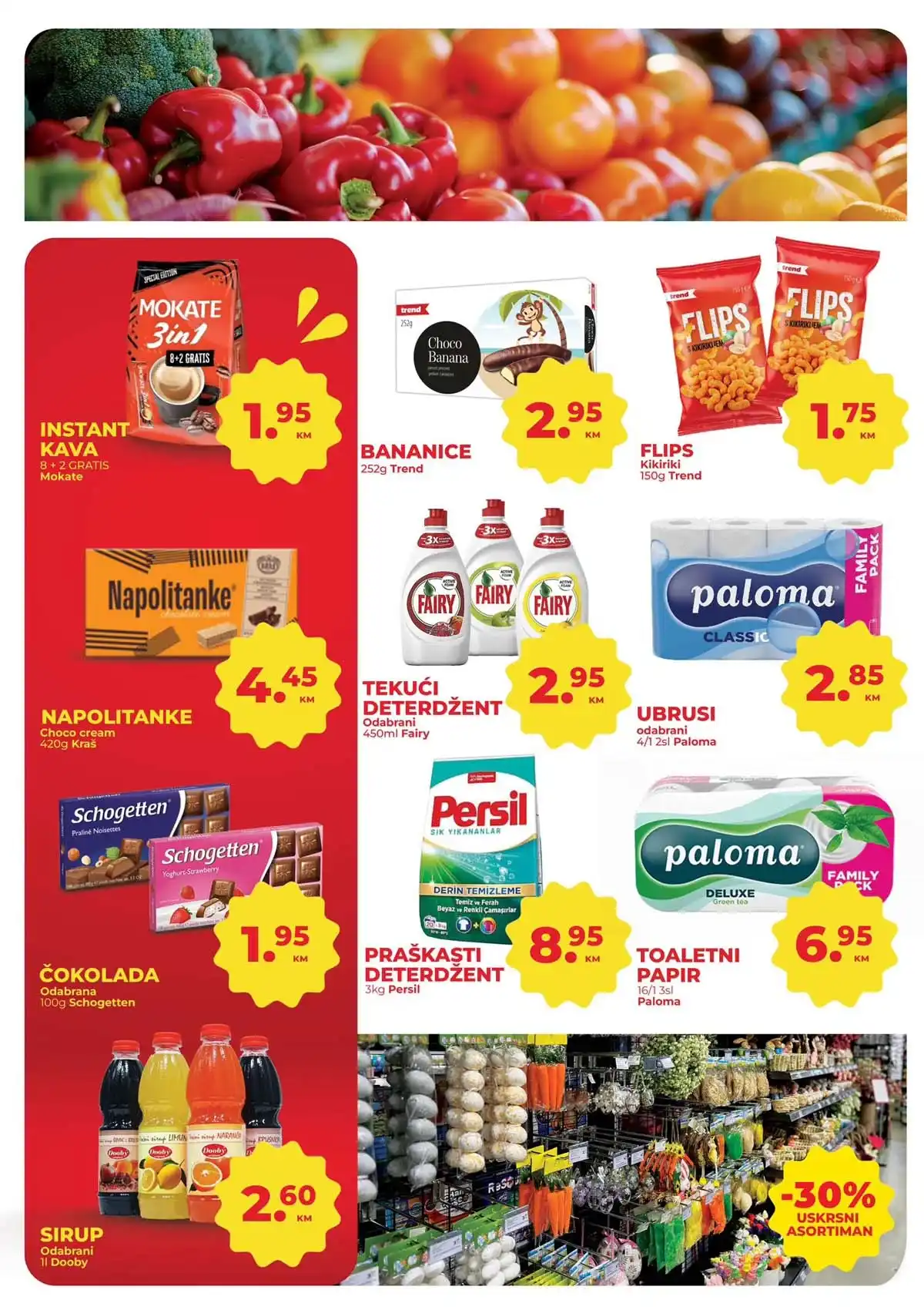 Namex vikend akcija katalog strana 2 velika sniženja Bosna i Hercegovina mart 2026