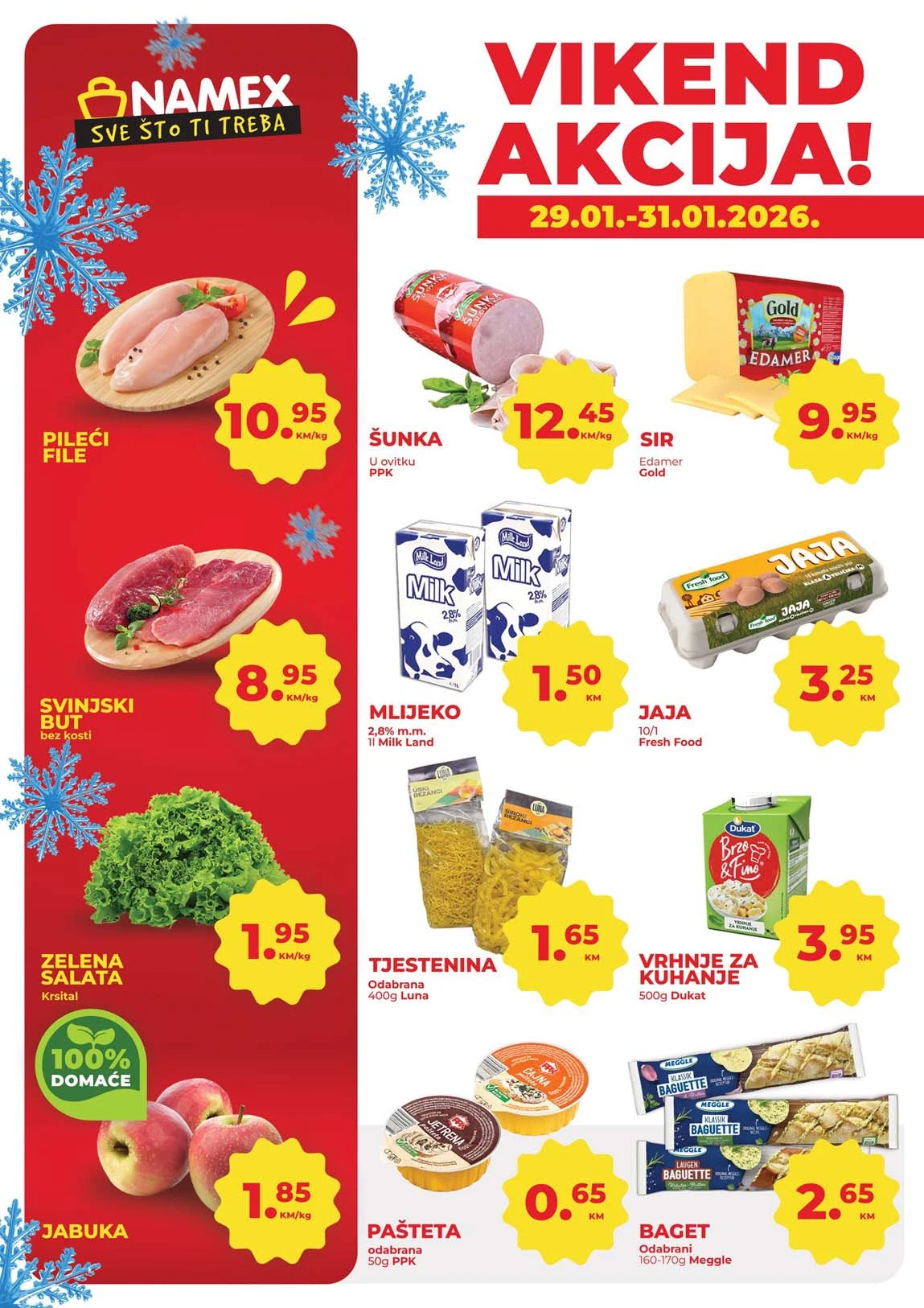 Namex Vikend akcija Sva sniženja na jednom mjestu