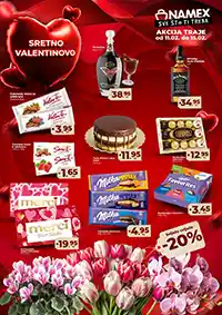 Namex Valentinovo akcija sniženja do 15. februara 2026. BiH