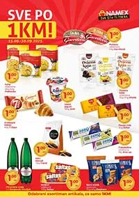 NAMEX akcija "SVE PO 1KM"  sniženja 