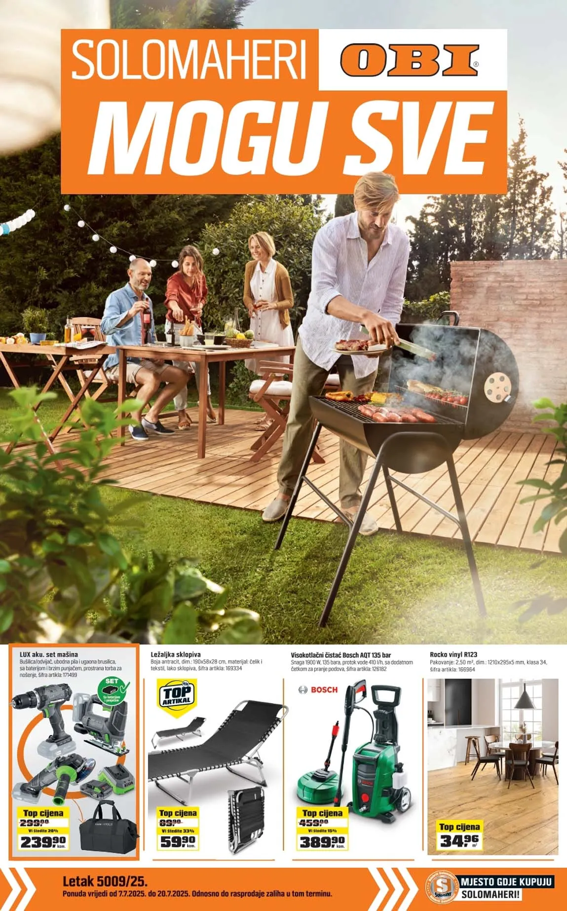 OBI Katalog Solomaheri mogu SVE! Katalog sniženja do 20.07.2025