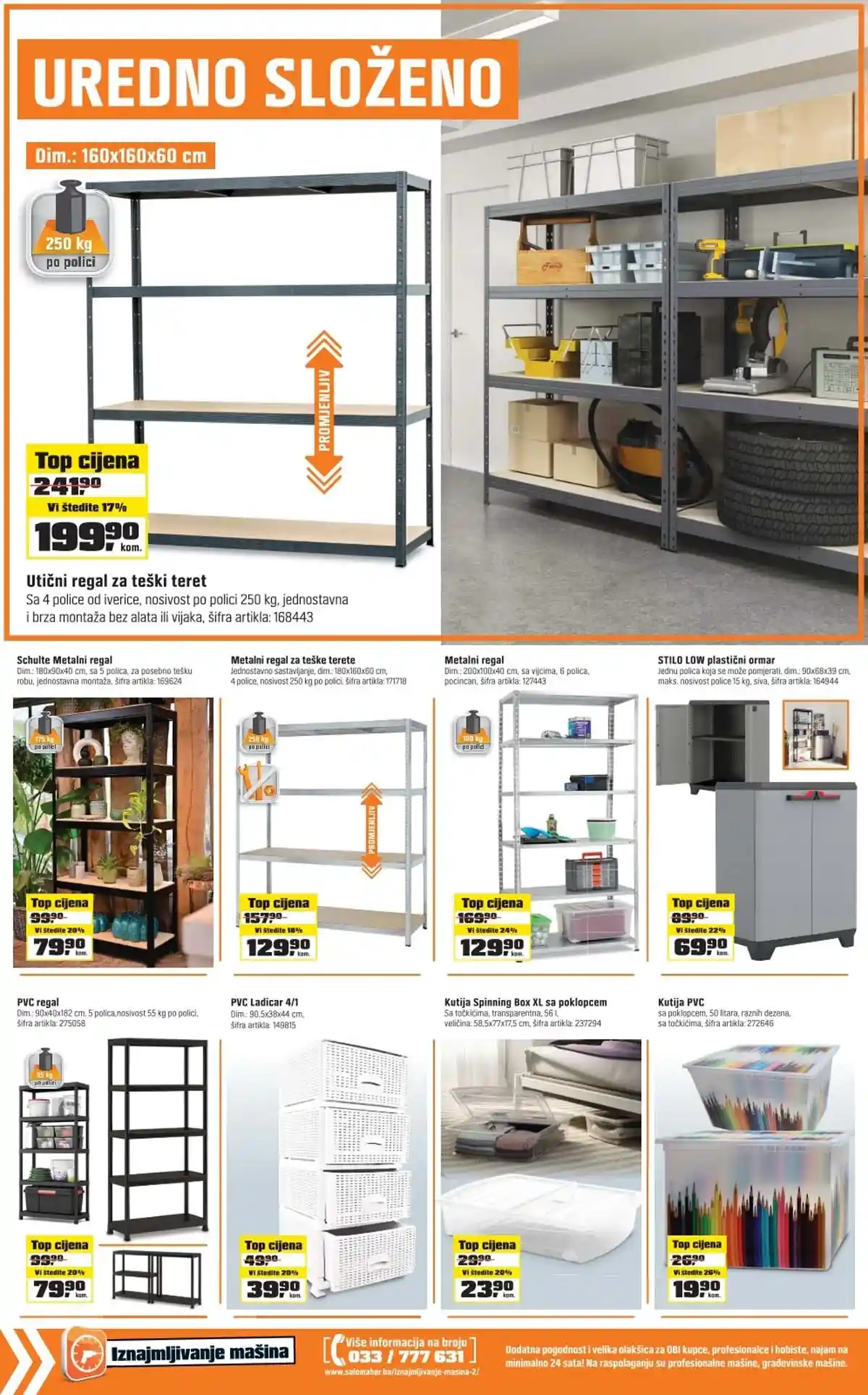 OBI Solomaheri mogu sve strana 6 – alati i dodatna oprema na akciji BiH