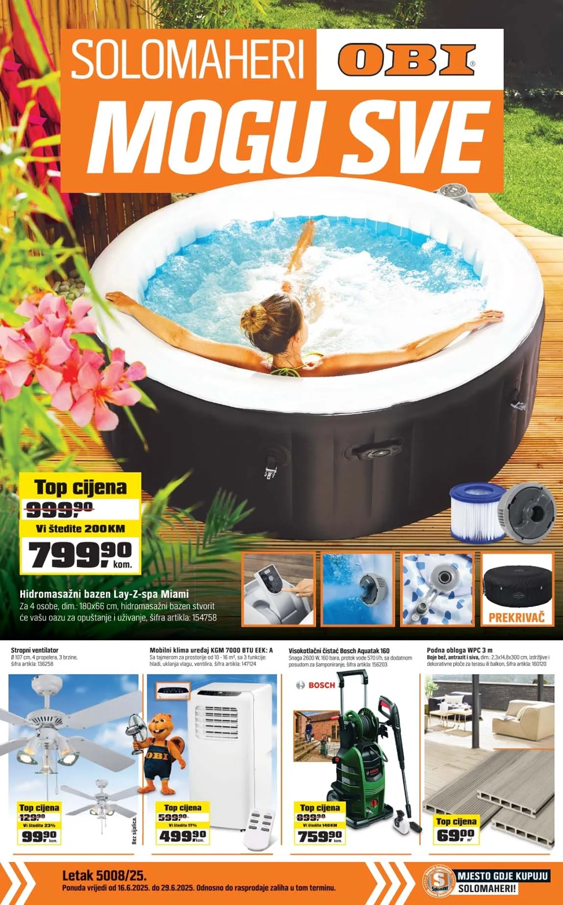 OBI Katalog Solomaheri mogu SVE! Katalog sniženja do 29.06.2025