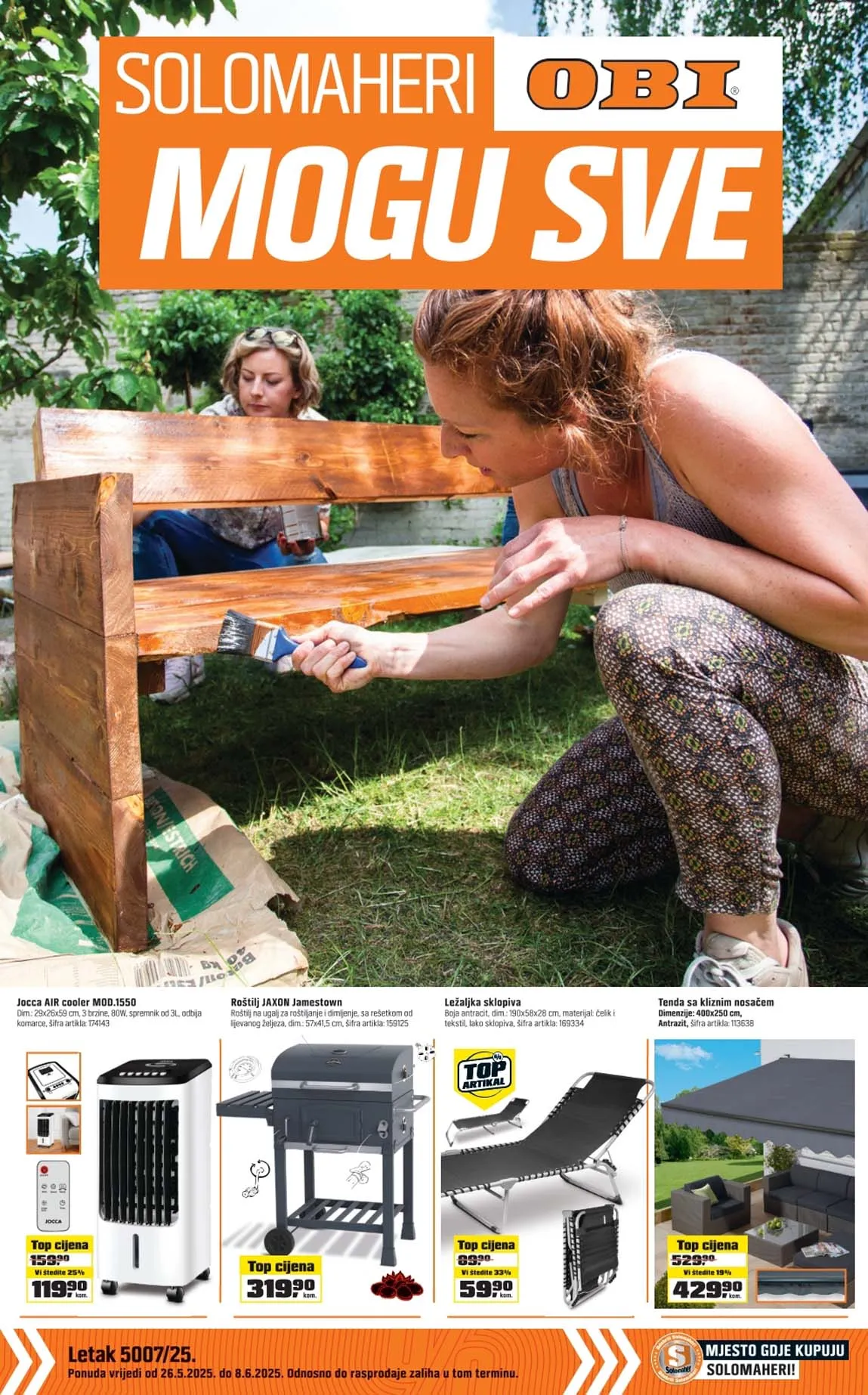 OBI Katalog Solomaheri mogu SVE! Katalog sniženja do 08.06.2025