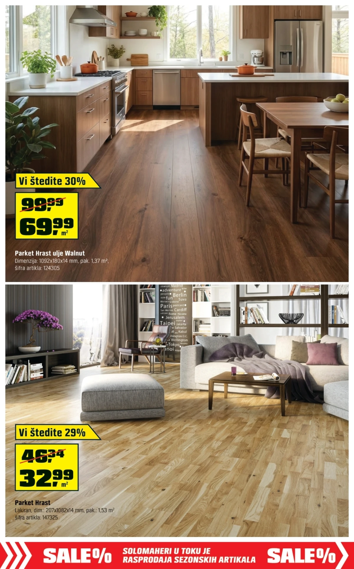 OBI katalog do 22.08.2026. – parket i podne obloge na sniženju