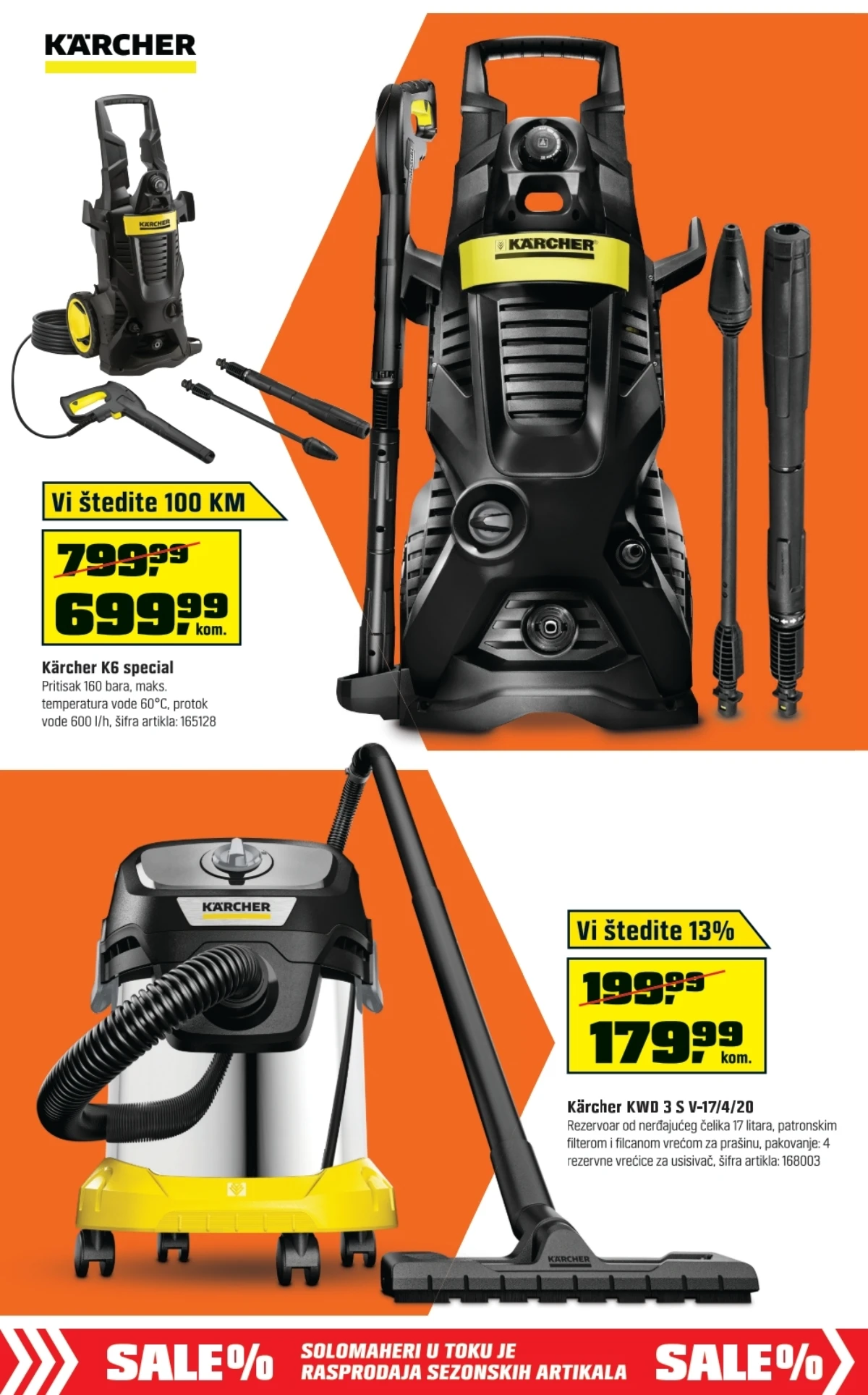 OBI katalog do 22.08.2026. – Kärcher visokotlačni perači i usisivači