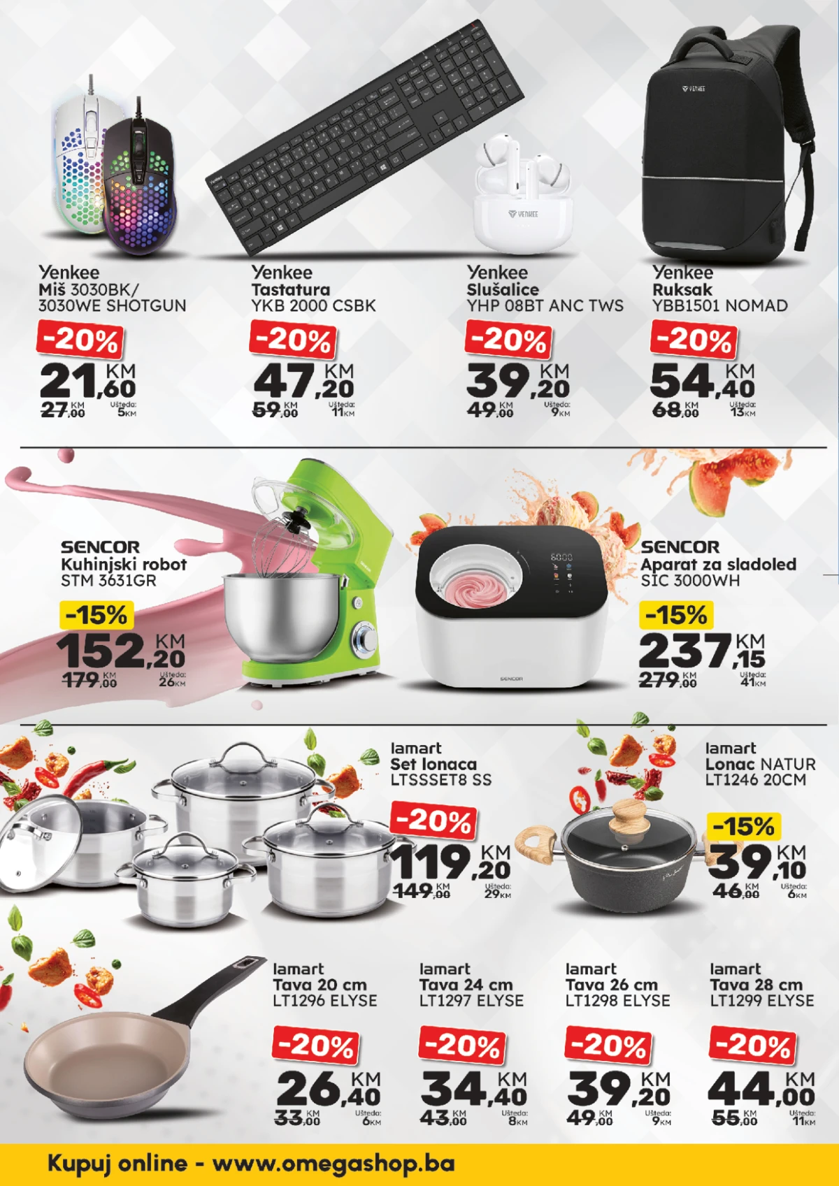 Omega Shop gadgeti i kuhinja akcija